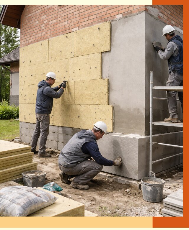 Утепление частного дома в Луховицах под ключ от 7759 руб/м2 — недорого | ТепломастерЛхв