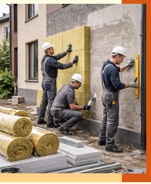 Утепление таунхауса в Луховицах от 7448 руб/м2 — комплекс под ключ | ТепломастерЛхв