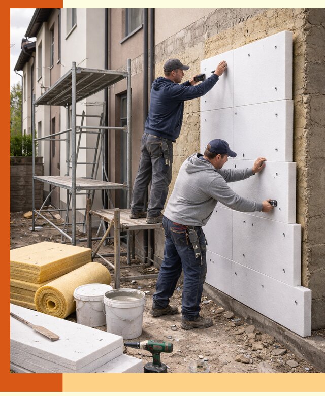 Утепление таунхауса с гарантией комфорта в Луховицах