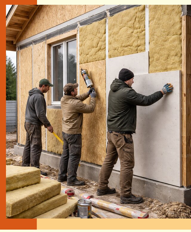 Профессиональное утепление дома из SIP-панелей в Луховицах