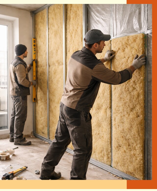 Утепление квартиры изнутри в Луховицах от 4500 руб. за м2 | Проф. работы ТепломастерЛхв