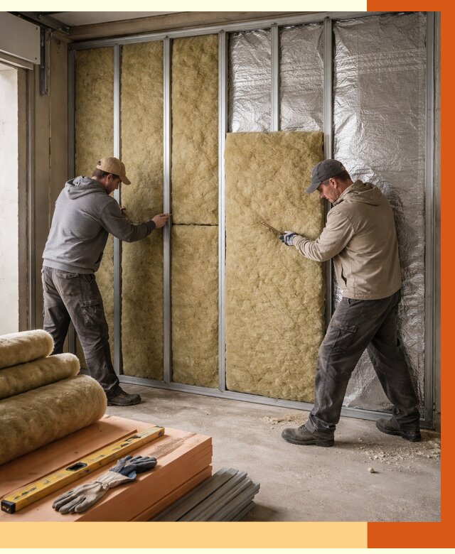 Утепление гаража изнутри в Луховицах от 7759 руб/м2 — работы и цена | ТепломастерЛхв