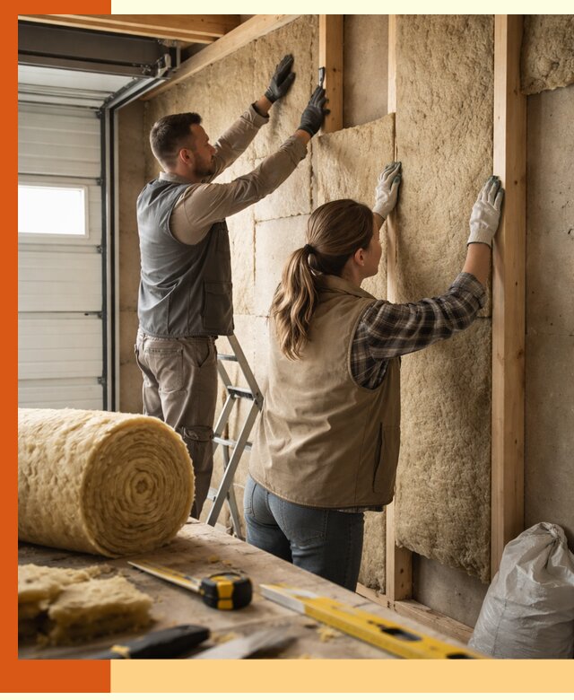 Утепление гаража изнутри в Луховицах: быстро и надежно