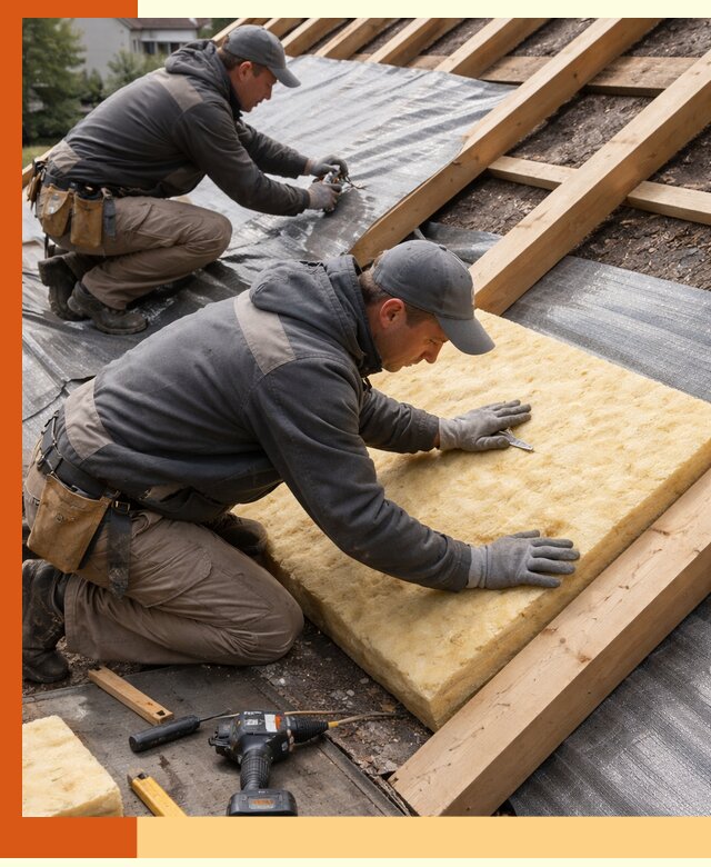 Профессиональное утепление крыши в Луховицах качественно и надежно