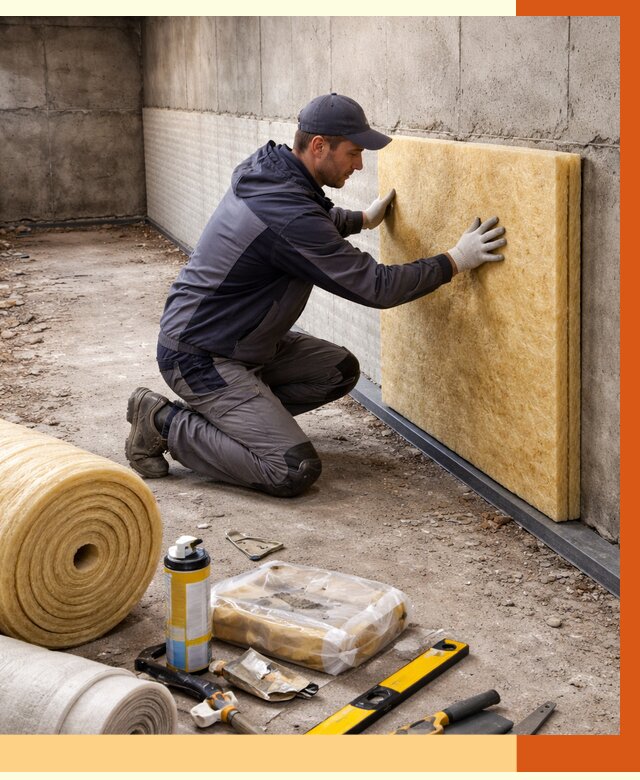 Утепление фундамента изнутри в Луховицах от 4345 руб./м2 — работы под ключ | ТепломастерЛхв