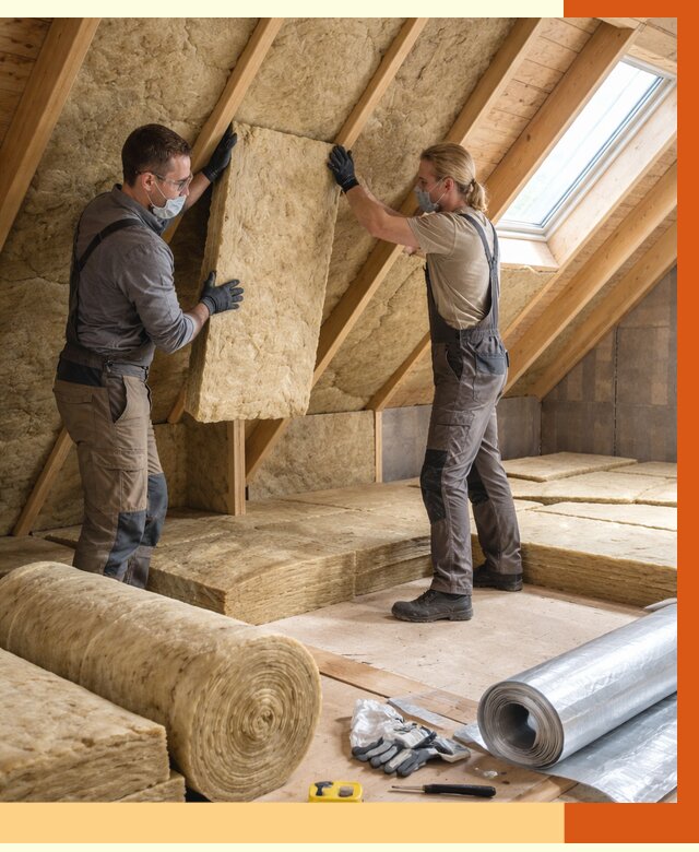Утепление мансарды минватой в Луховицах от 4345 руб./м2 — монтаж и пароизоляция | ТепломастерЛхв
