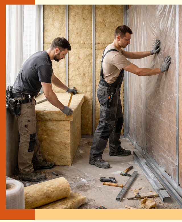 Профессиональное утепление лоджии в Луховицах эффективно и надежно