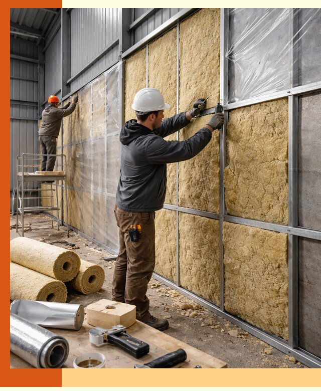 Утепление ангара в Луховицах — профессиональная теплоизоляция помещений