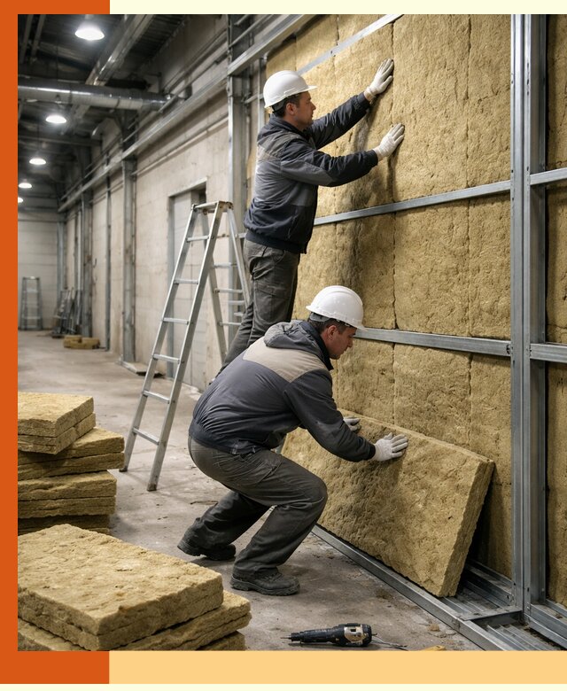 Утепление цеха под ключ в Луховицах с гарантией качества