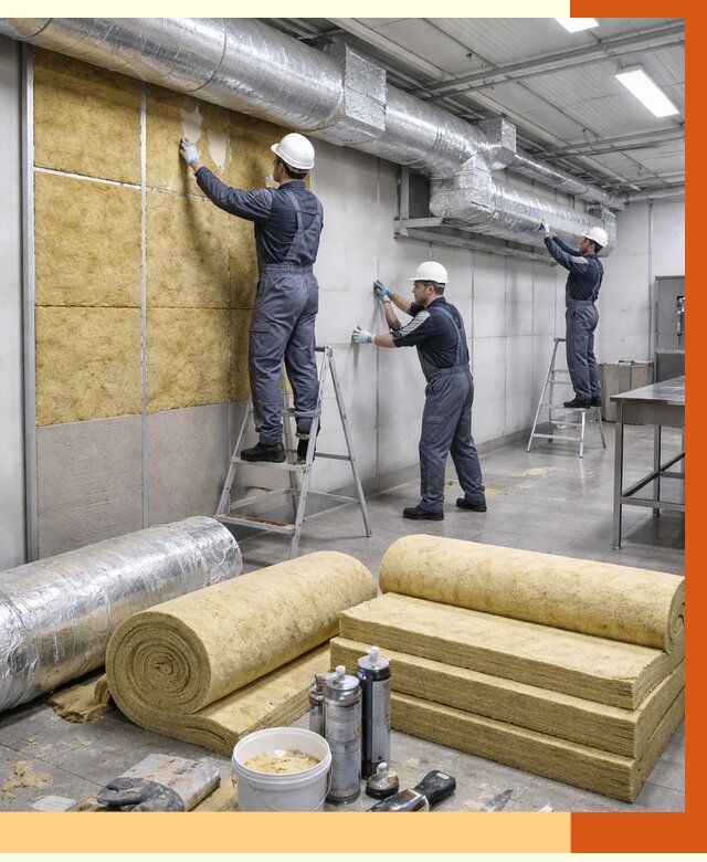 Утепление пищевого цеха в Луховицах от 12931 руб./м² — комплексно под ключ | ТепломастерЛхв