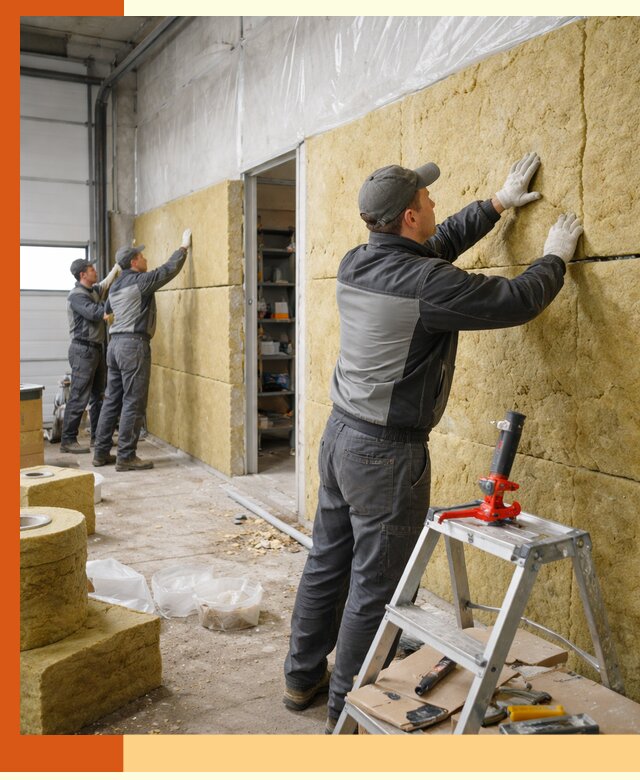 Утепление автосервиса и мастерских в Луховицах качественно и надёжно