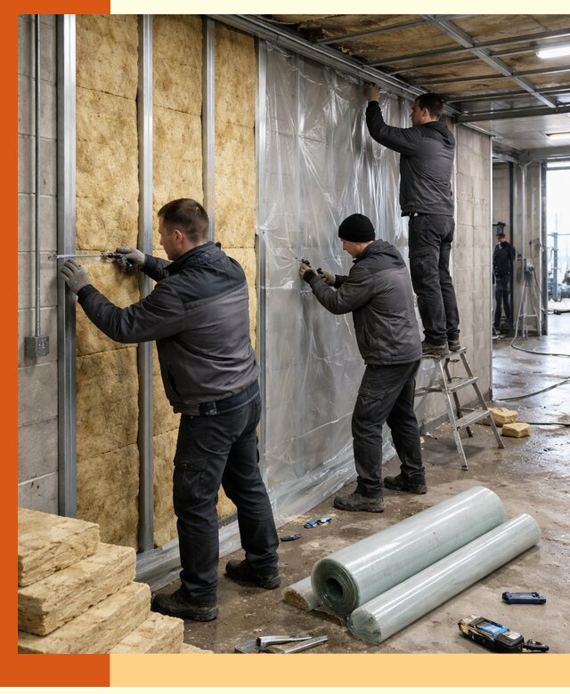 Профессиональное утепление автомойки в Луховицах для любого типа помещений