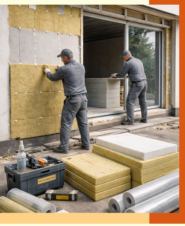 Утепление торгового павильона в Луховицах от 15000 руб./м² под ключ | ТепломастерЛхв