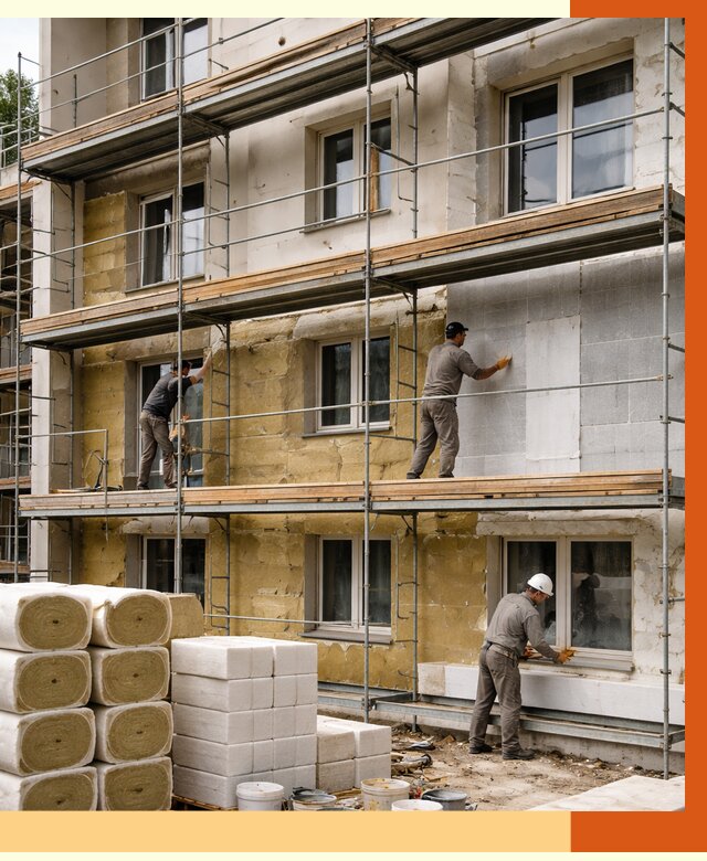 Утепление гостиницы в Луховицах от 7448 руб./м2 — комплексно, ППУ, под ключ | ТепломастерЛхв