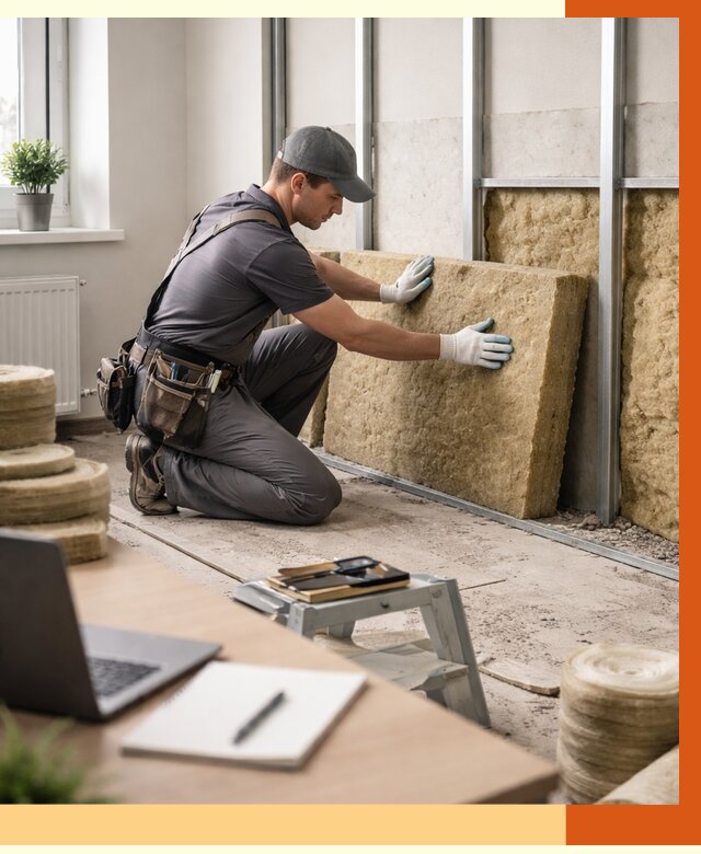 Утепление офиса в Луховицах от 4655 руб/м2 — комплексное утепление офиса под ключ | ТепломастерЛхв