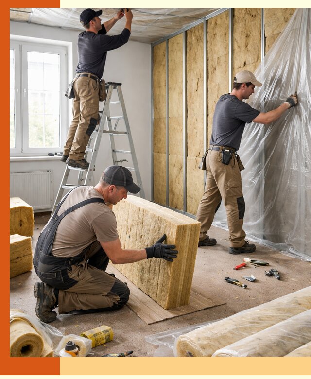 Утепление офисных помещений под ключ в Луховицах