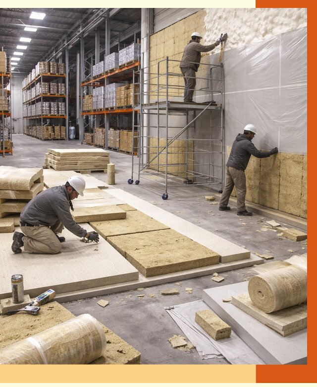 Утепление складского терминала в Луховицах от 7759 руб./м² под ключ | ТепломастерЛхв