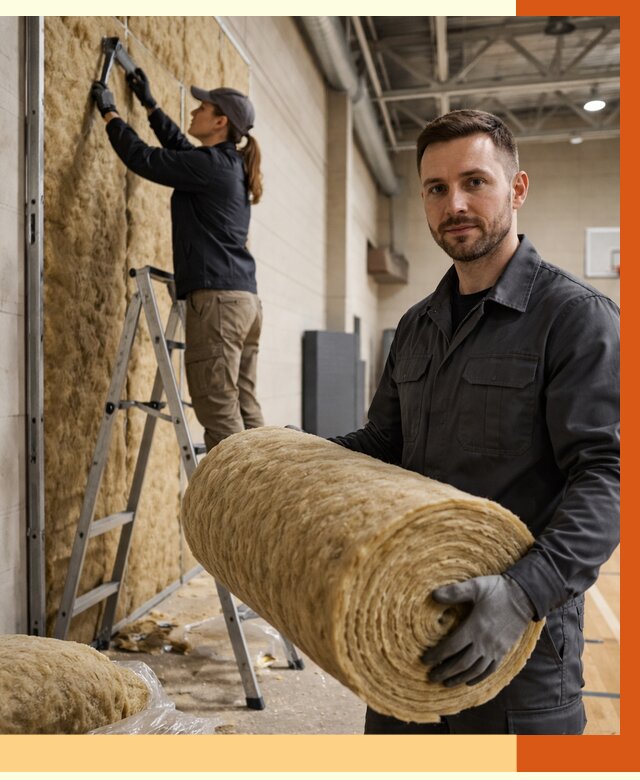 Утепление спортзала в Луховицах от 7759 руб/м2 — комплексное утепление под ключ | ТепломастерЛхв