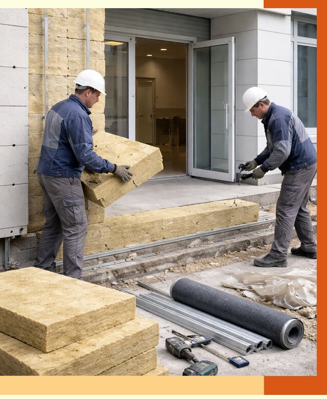 Утепление медицинского центра в Луховицах под ключ от 12931 руб./м² | ТепломастерЛхв