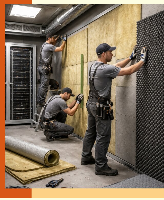 Утепление серверной комнаты профессионально в Луховицах