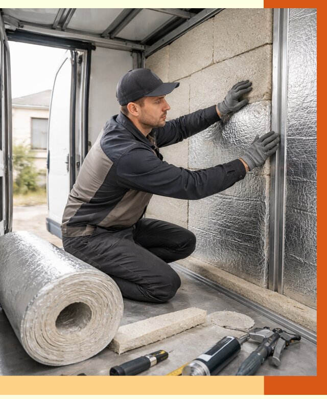 Утепление фургона рефрижератора в Луховицах от 12931 руб./м² под ключ | ТепломастерЛхв