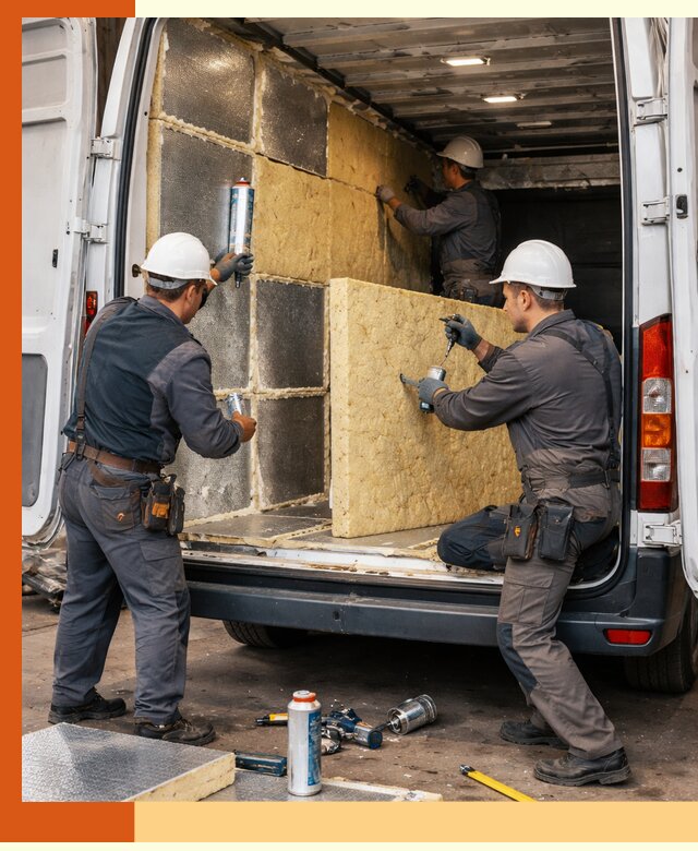 Утепление фургона-рефрижератора в Луховицах для сохранения температуры