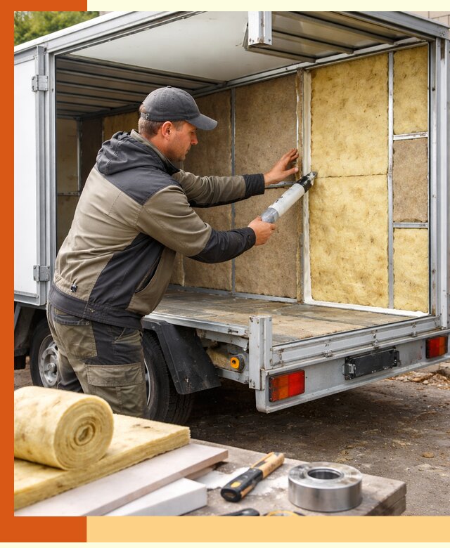 Профессиональное утепление прицепа в Луховицах для любых условий