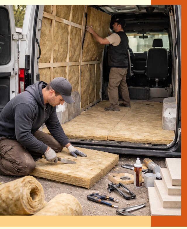 Утепление кемпера в Луховицах под ключ от 12414 руб. — профессионально | ТепломастерЛхв