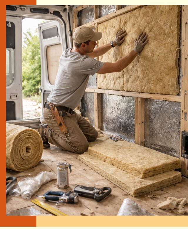 Утепление кемпера под ключ в Луховицах с гарантией качества