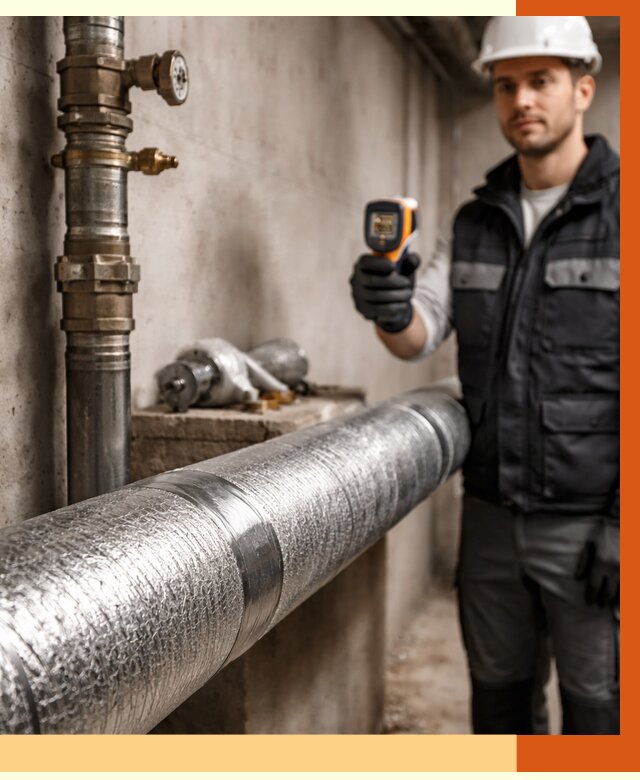 Утепление труб водоснабжения в Луховицах от 8793 руб. за м² — услуги ТепломастерЛхв