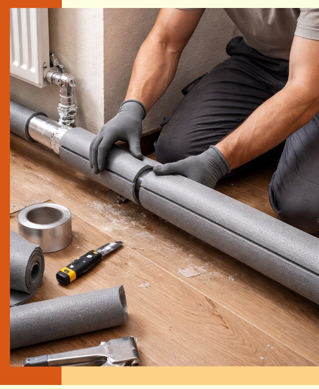 Утепление труб отопления в Луховицах: теплоизоляция и защита сети