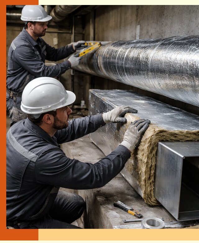 Профессиональное утепление воздуховодов и теплоизоляция в Луховицах