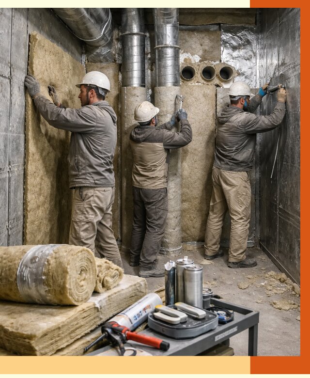 Утепление венткамеры в Луховицах под ключ от 1500 руб. — профессионально | ТепломастерЛхв