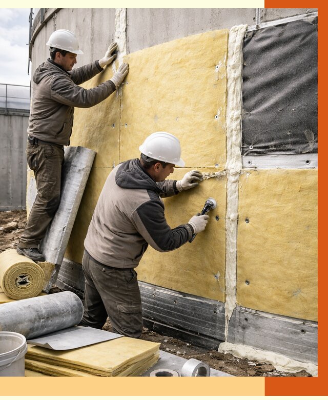 Утепление резервуара в Луховицах от 28449 руб/м2 — монтаж ППУ и комплекс под ключ | ТепломастерЛхв