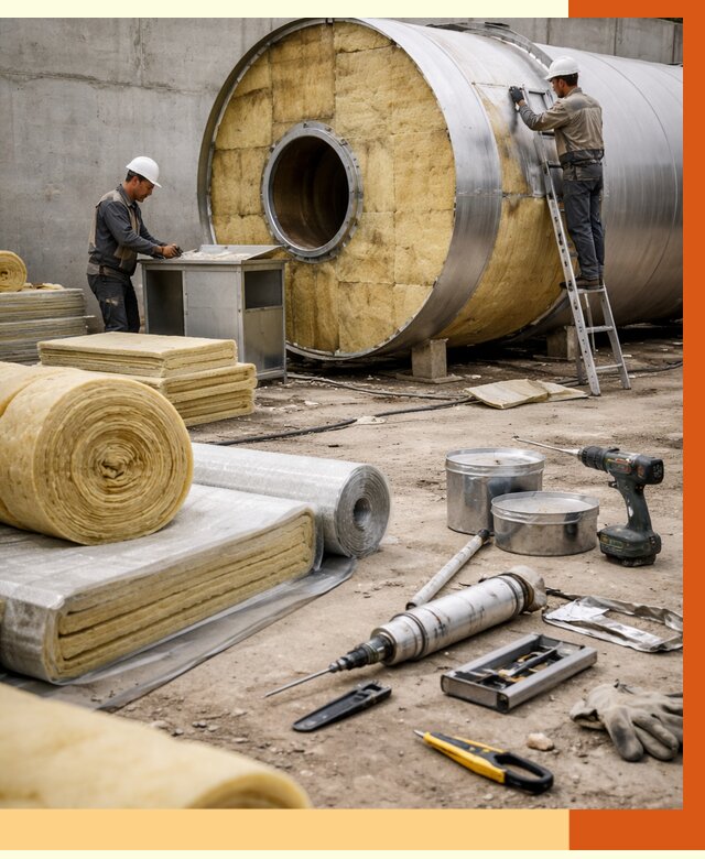 Утепление резервуара с топливом в Луховицах от 28449 руб. под ключ | ТепломастерЛхв