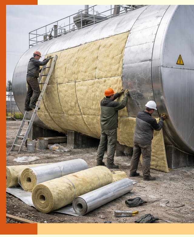 Утепление резервуаров с топливом в Луховицах надежно и экономично