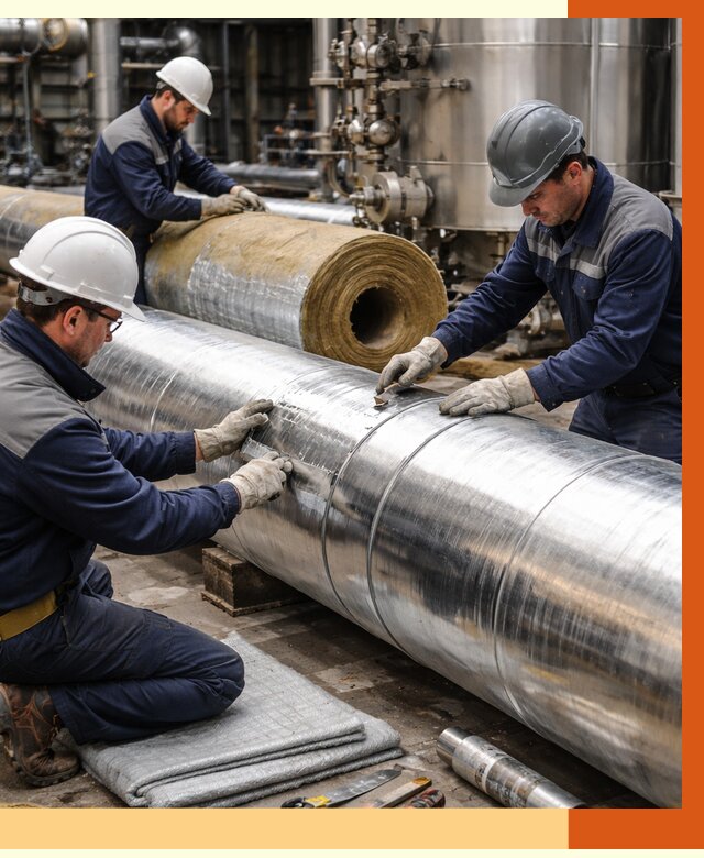 Утепление технологического оборудования в Луховицах от 4345 руб. за м2 | ТепломастерЛхв