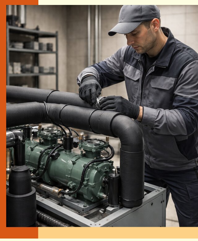 Утепление холодильного агрегата и теплоизоляция в Луховицах