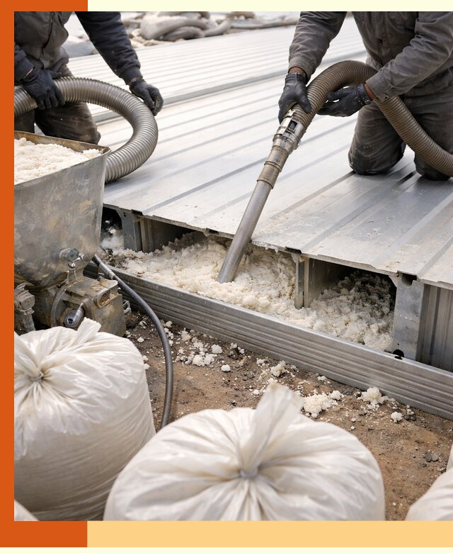 Заполнение пустот кровельных панелей пенными и мокрыми герметиками в Луховицах