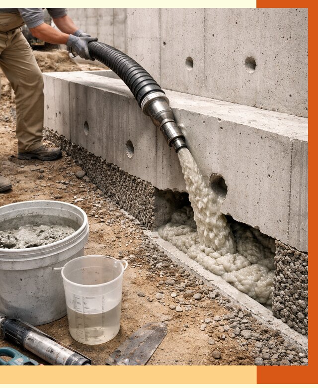 Заполнение полостей фундамента в Луховицах от 7035 руб. под ключ | ТепломастерЛхв