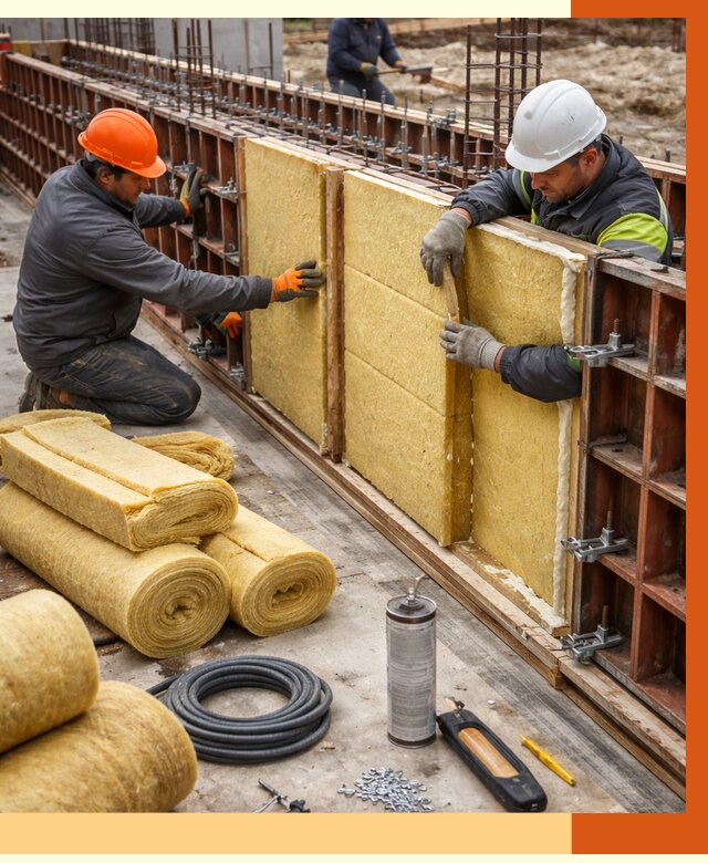 Теплоизоляция опалубки в Луховицах от 7448 руб. за м2 — услуги и монтаж | ТепломастерЛхв