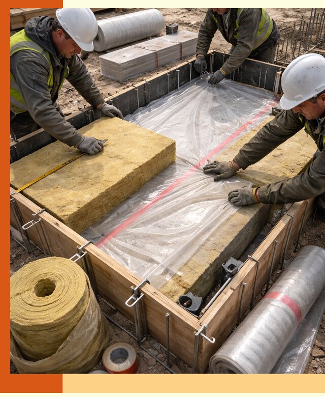 Теплоизоляция опалубки для строительства в Луховицах