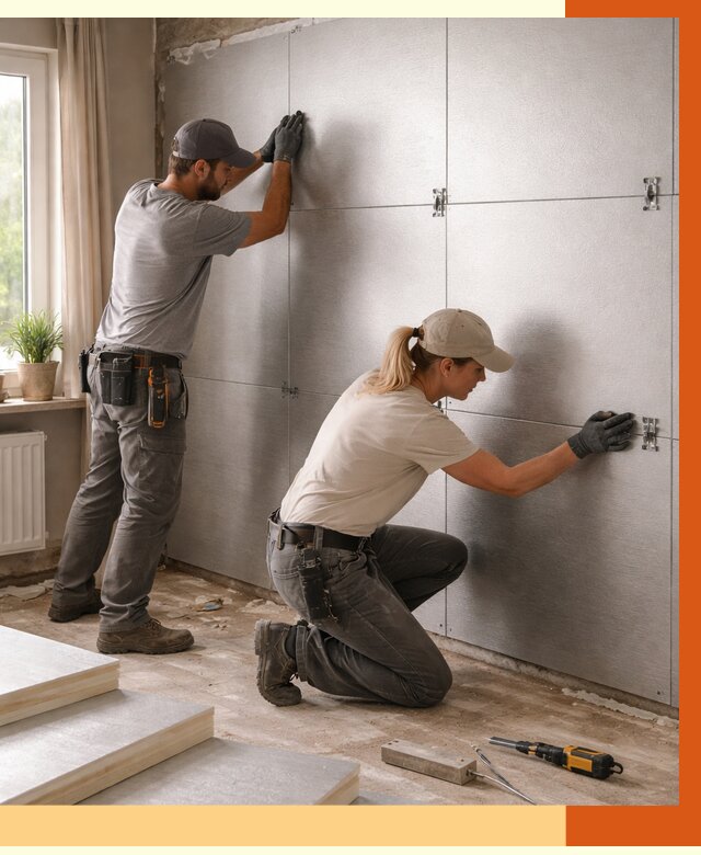 Утепление PIR панелями в Луховицах от 4345 руб. под ключ | ТепломастерЛхв