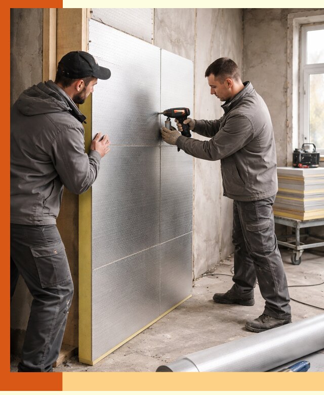 Утепление PIR панелями домов и зданий в Луховицах