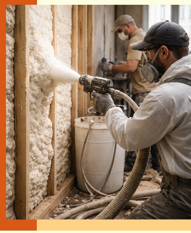 Утепление пеноизолом жилых и коммерческих объектов в Луховицах