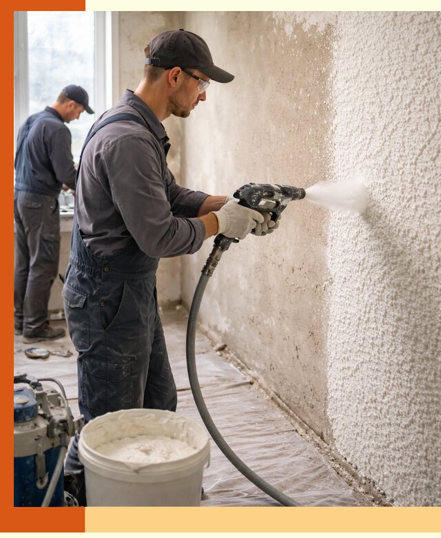 Утепление стен жидкой теплоизоляцией в Луховицах для квартир и домов