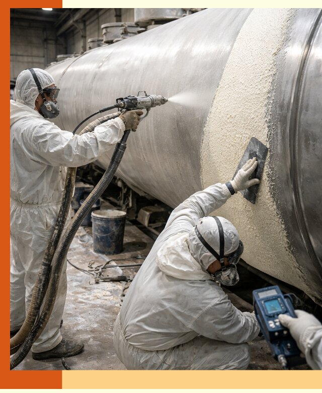 Утепление автоцистерн жидкой теплоизоляцией в Луховицах