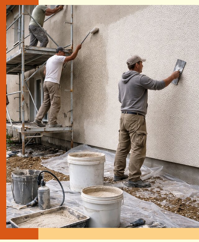 Утепление фасада жидкой пробкой в Луховицах