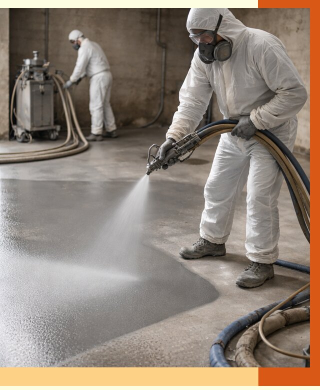 Гидроизоляция полимочевиной в Луховицах от 8793 руб/м² — напыление полимерной гидроизоляции | ТепломастерЛхв