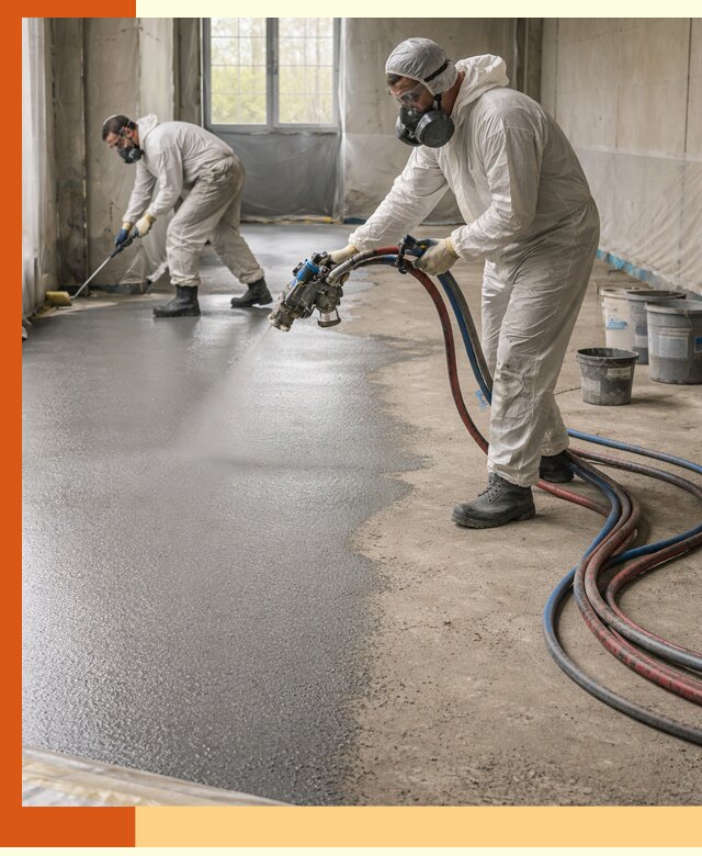 Гидроизоляция полимочевиной полов и конструкций в Луховицах